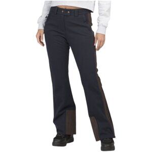 ALPS & METERS Wool Blend With Leather Tailor Made Ski Twenties Trousers